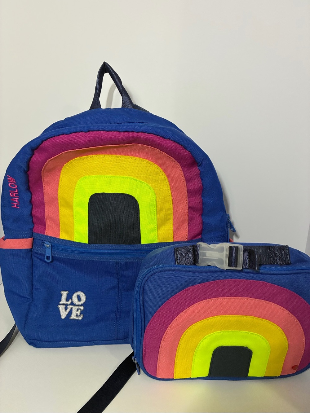 STATE Rainbow Backpack and Lunch Bag Set